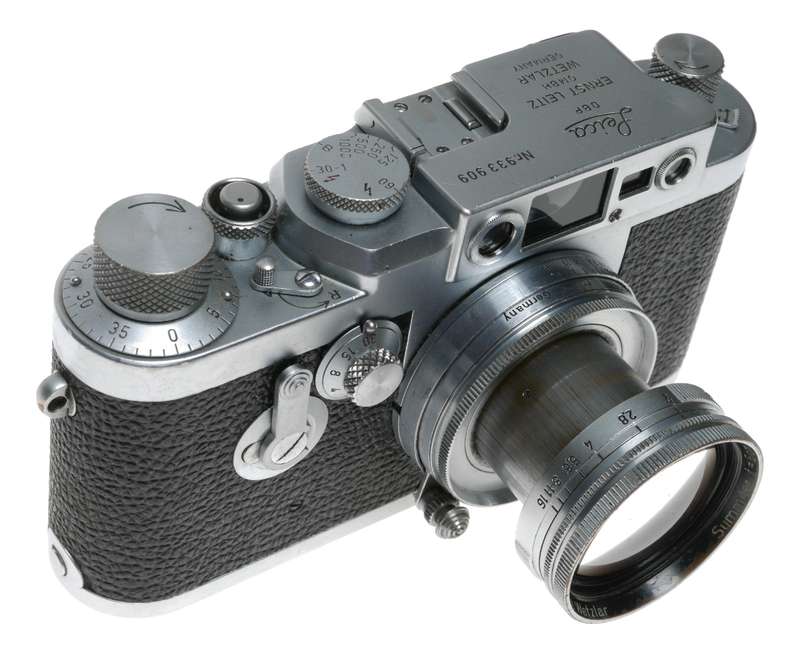 Leica IIIG 35mm film camera 3G rangefinder Leitz Summitar 1:2/50mm