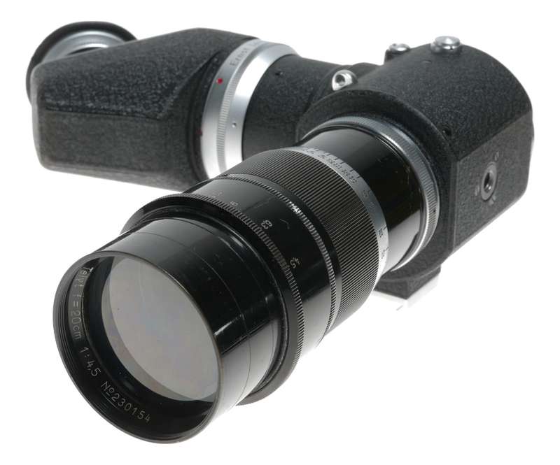 Leitz Visoflex I system OZUPO Telyt 4.5/200 mm Fits Leica M camera