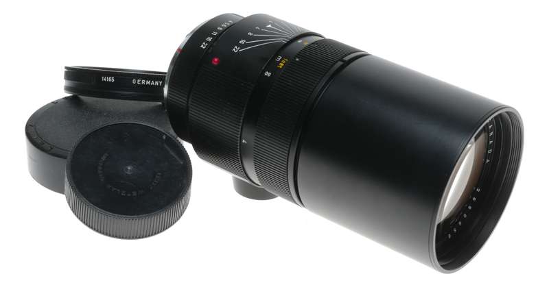 11920 Leicaflex Telyt-R 1:4/250 boxed SLR vintage camera lens