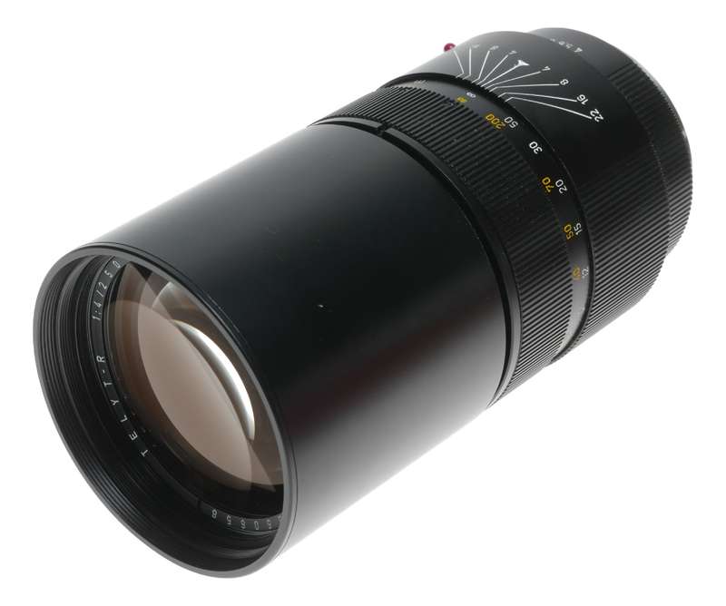 11920 Leicaflex Telyt-R 1:4/250 boxed SLR vintage camera lens