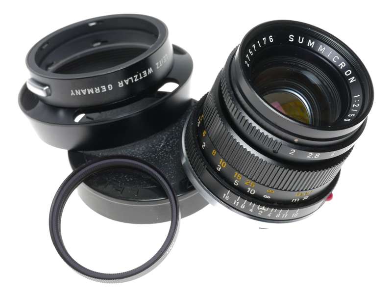 Leica Summicron 1:2/50 mm rare Leitz rigid prime lens boxed 11817