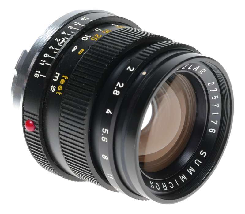 Leica Summicron 1:2/50 mm rare Leitz rigid prime lens boxed 11817