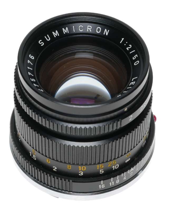 Leica Summicron 1:2/50 mm rare Leitz rigid prime lens boxed 11817