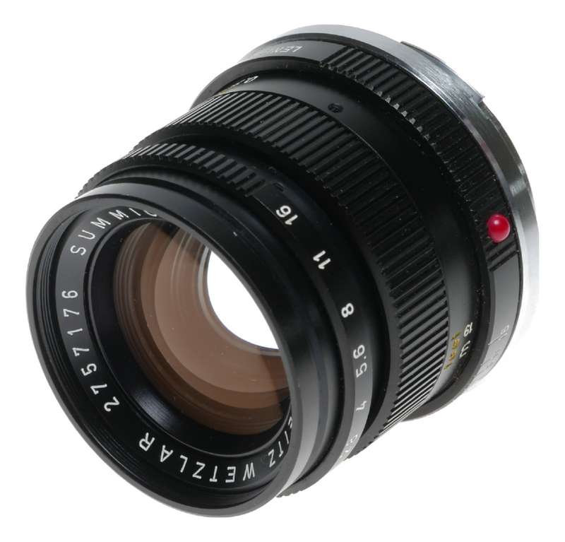 Leica Summicron 1:2/50 mm rare Leitz rigid prime lens boxed 11817