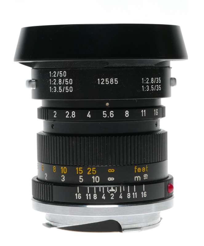 Leica Summicron 1:2/50 mm rare Leitz rigid prime lens boxed 11817