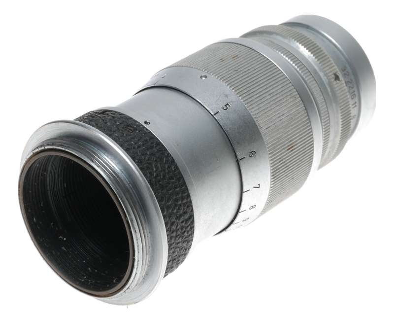 Leitz Elmar f=9cm 1:4 chrome rangefinder screw mount lens