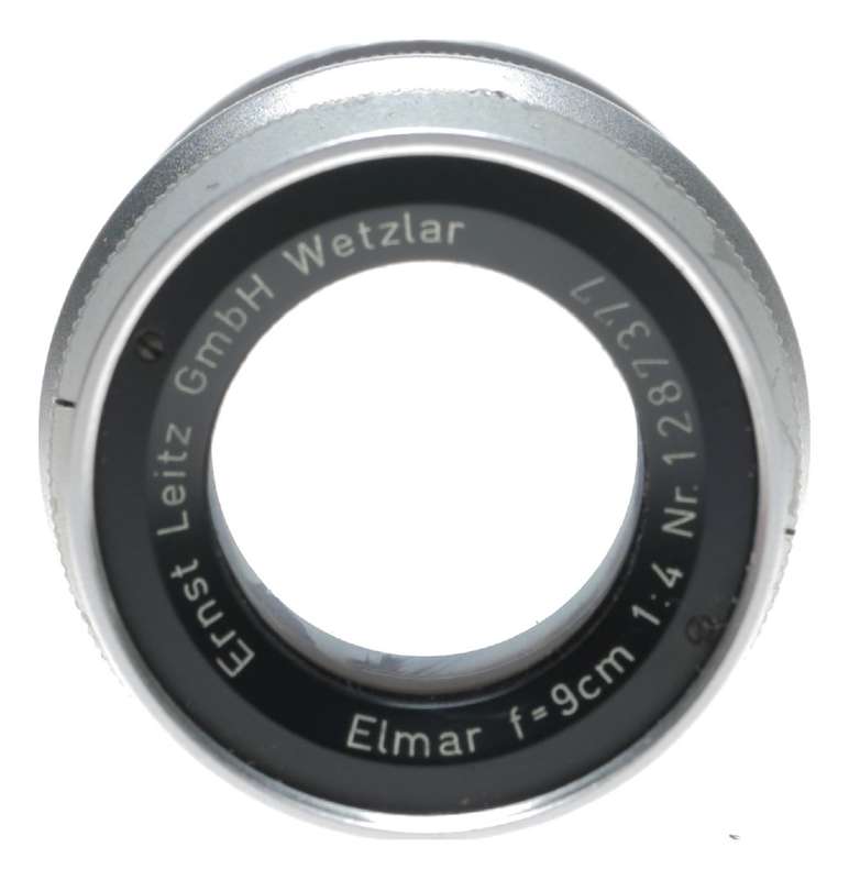 Leitz Elmar f=9cm 1:4 chrome rangefinder screw mount lens
