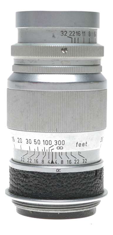Leitz Elmar f=9cm 1:4 chrome rangefinder screw mount lens