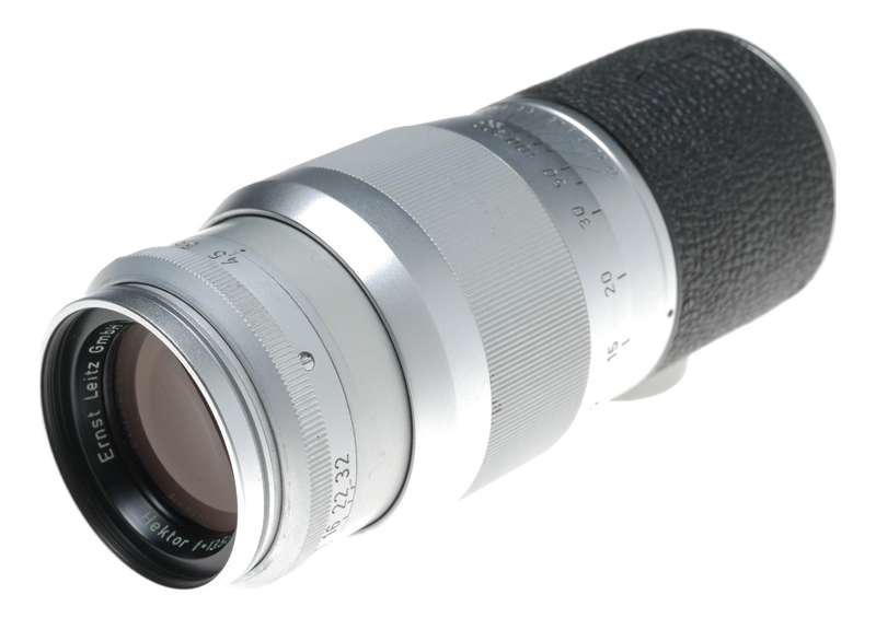 Hector f=13,5cm f4.5 Leitz M39 screw mount leica camera lens set