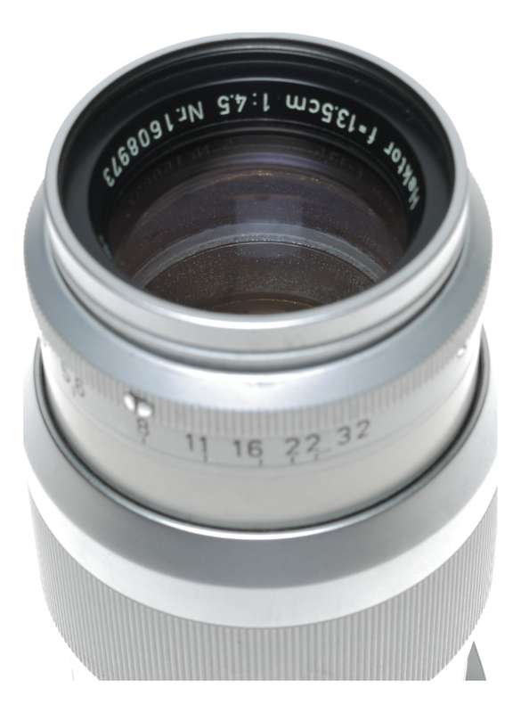 Hector f=13,5cm f4.5 Leitz M39 screw mount leica camera lens set