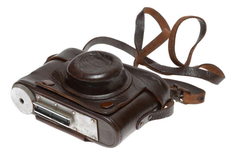New York Leica II Rare camera leather ever ready original case