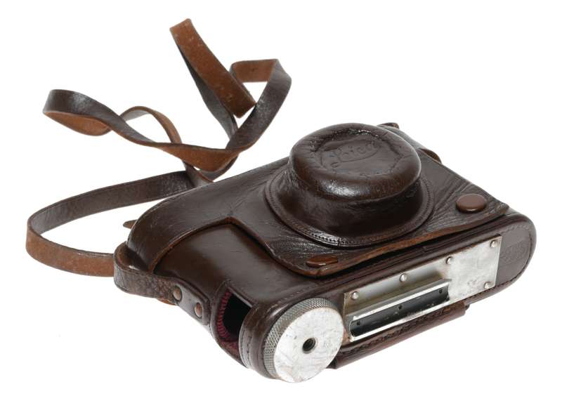 New York Leica II Rare camera leather ever ready original case