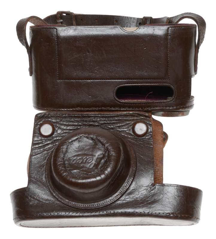 New York Leica II Rare camera leather ever ready original case