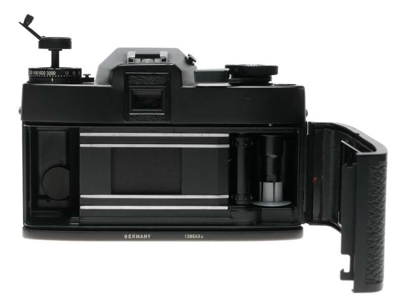 Black chrome Leicaflex SL2 Antique film camera 35mm body with case