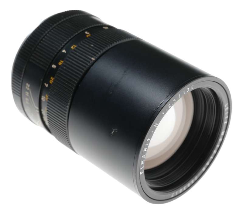 Elmarit-R 2.8/135 mm 2 cam SLR antique Leica Leitz lens f135mm