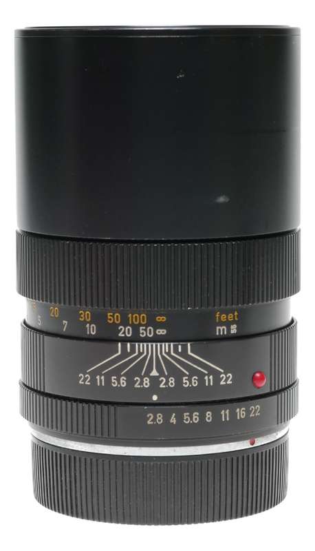Elmarit-R 2.8/135 mm 2 cam SLR antique Leica Leitz lens f135mm