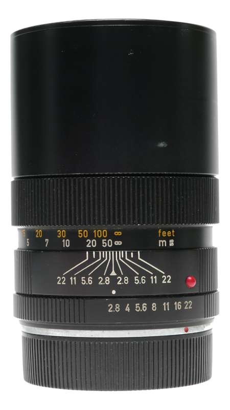 Elmarit-R 2.8/135 mm 2 cam SLR antique Leica Leitz lens f135mm