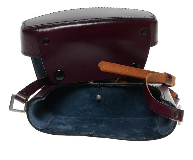 14504 Leitz burgundy Leather ever ready SL camera case MINT