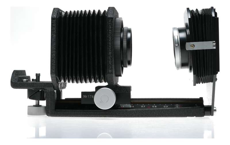 UXOOR Balgeneinstellgeraet UZEOO close up focusing bellows boxed