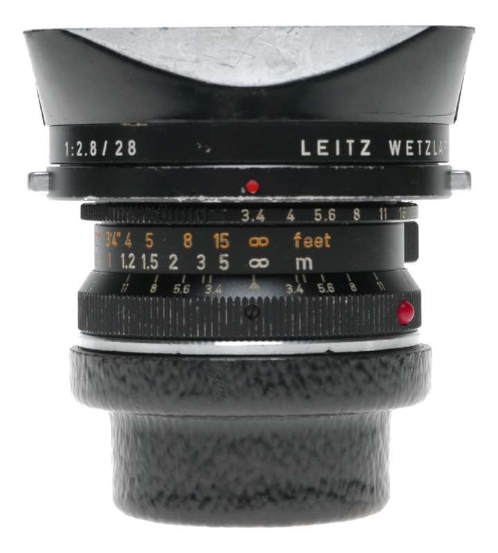 Black Super-Angulon 1:3.4/21 Leitz Ultra Wide Angle f=21mm