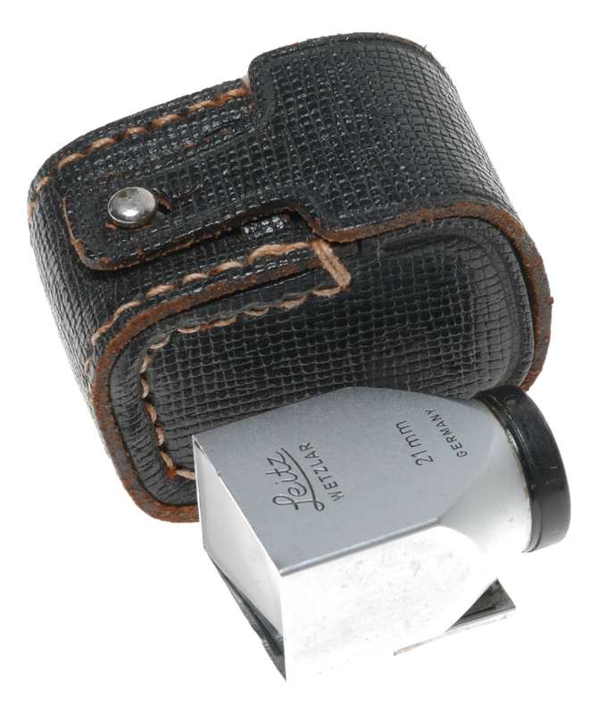Leitz 21mm Ultra Wide Angle Chrome Leica Viewfinder Germany