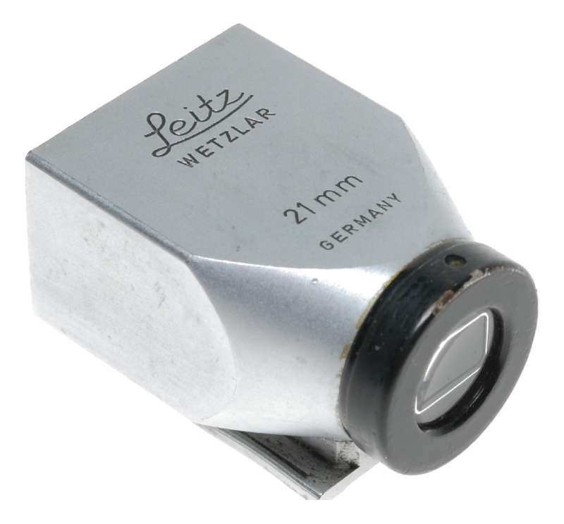 Leitz 21mm Ultra Wide Angle Chrome Leica Viewfinder Germany