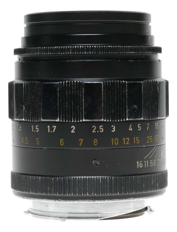 Black Tele-Elmarit 1:2.8/90 mm Leica M Leitz f=90mm F2.8 prime lens