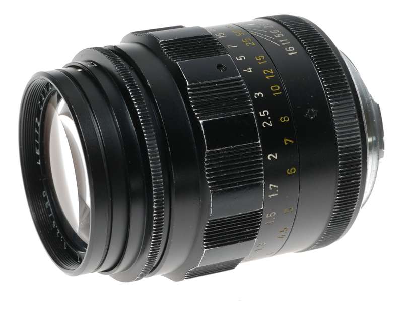 Black Tele-Elmarit 1:2.8/90 mm Leica M Leitz f=90mm F2.8 prime lens