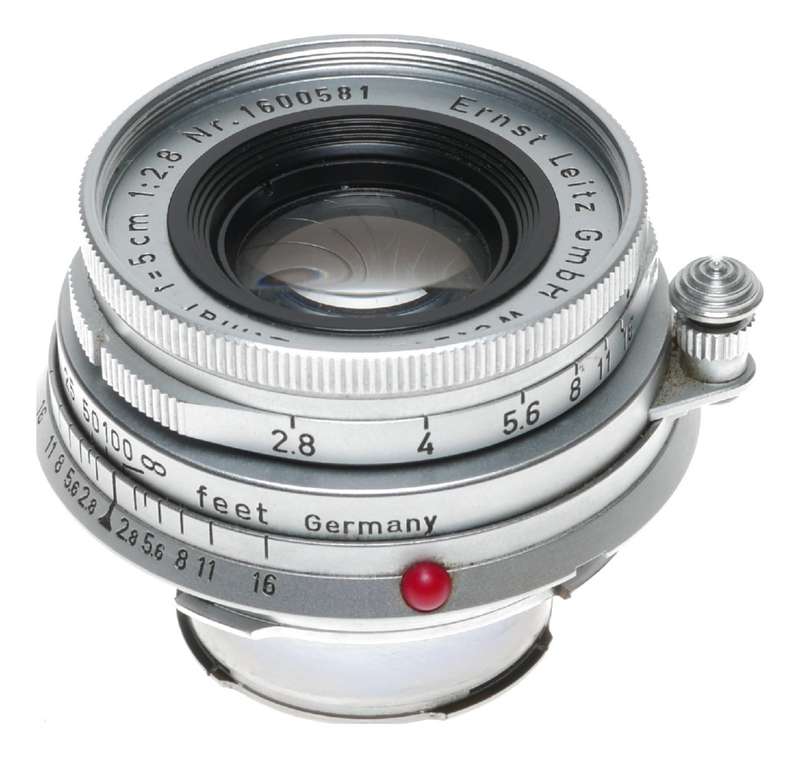 2.8/50mm Elmar 5cm f2.8 Collapsible Leica BM rangefinder camera lens