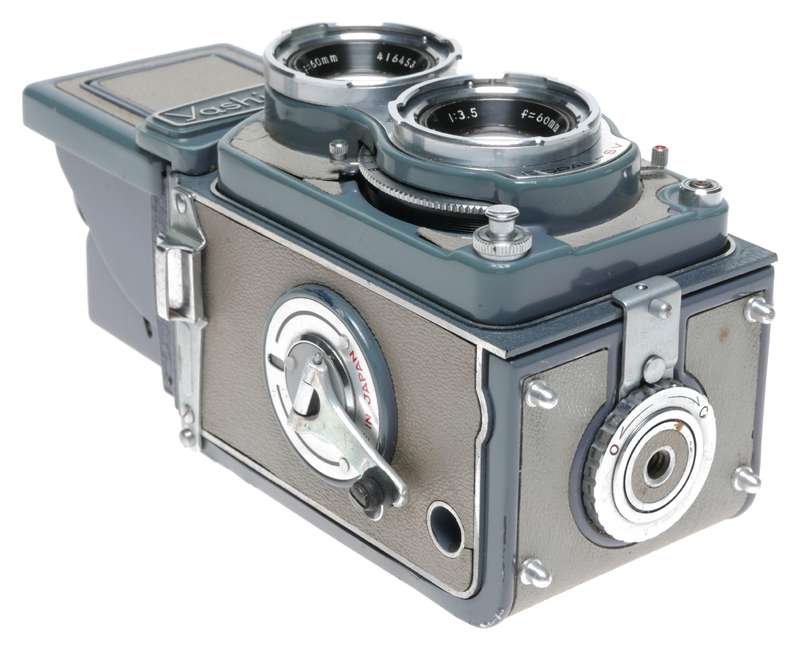 Yashica-44 Baby 4x4 TLR Roll film Camera Yashikor 3.5/60mm Lens