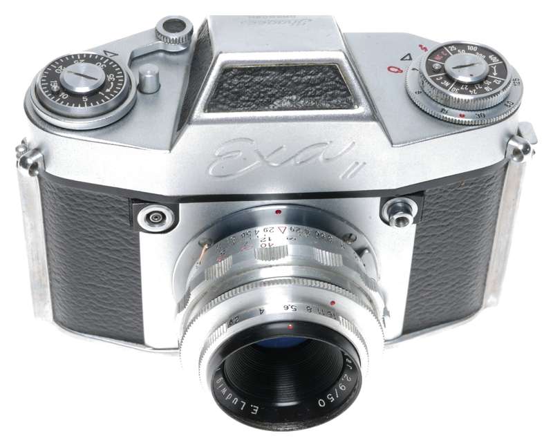 Ihagee EXA II Version 5.1 SLR Film Camera No.253468 Meritar 2.9/50