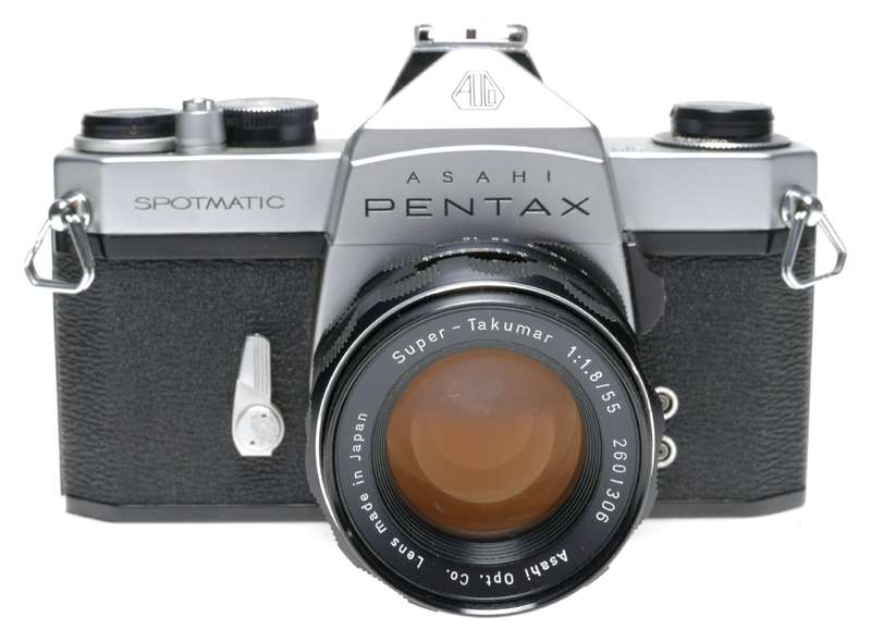 Asahi Pentax Spotmatic SP1000 SLR 35mm Camera M42 Super-Takumar 1.8/55