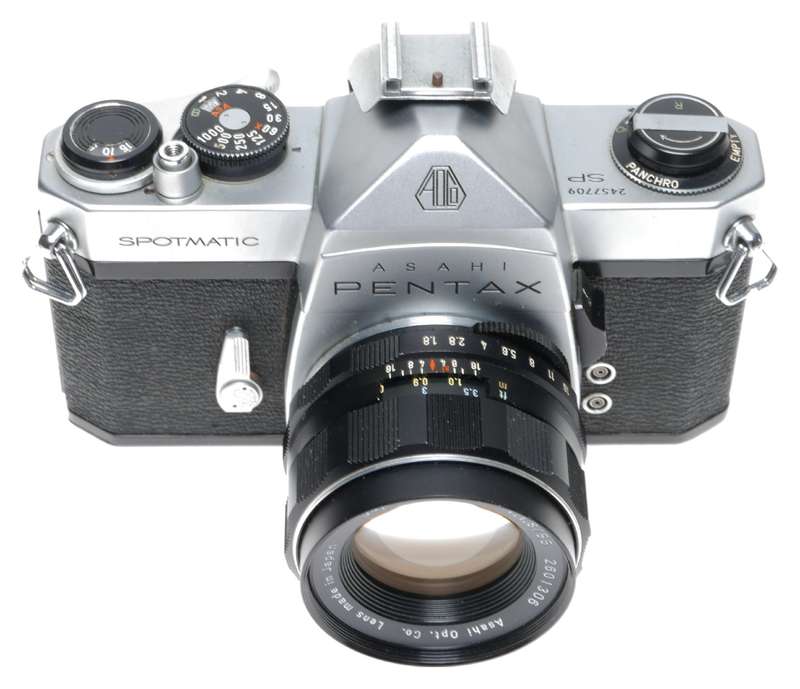 Asahi Pentax Spotmatic SP1000 SLR 35mm Camera M42 Super-Takumar 1.8/55