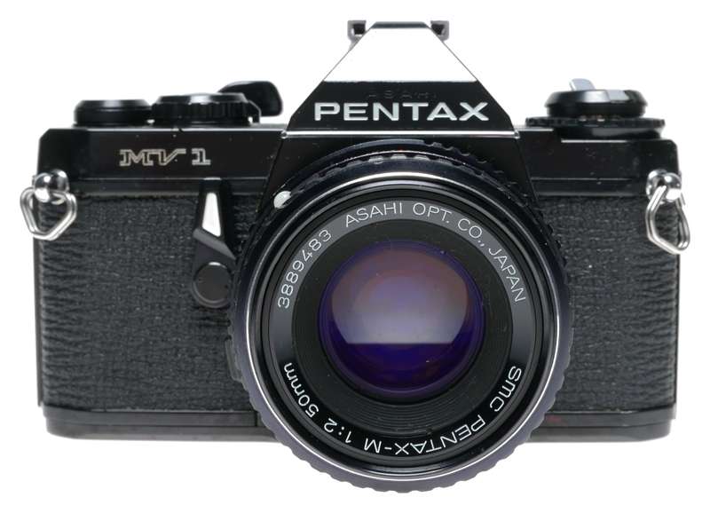 Pentax MV1 SLR Film Camera SMC Pentax-M 1:2/50 Lens