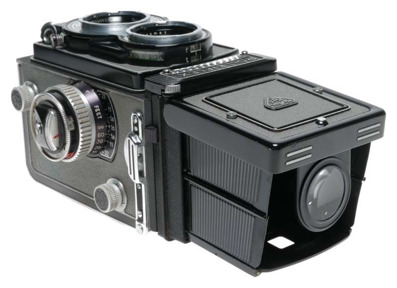 Rolleiflex T1 Grey Model K8 Tessar 3.5/75mm