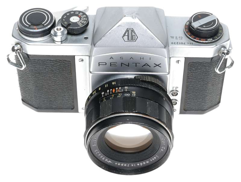 Asahi Pentax S1a SLR Camera Nr.701239 Super-Takumar 2/55 Lens