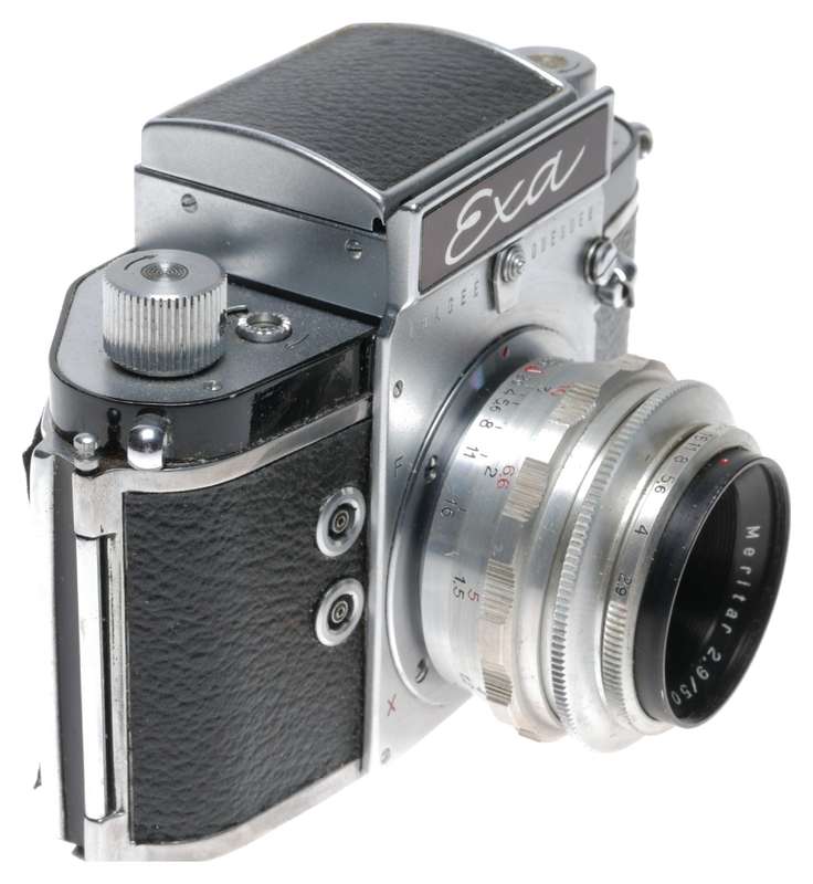 Ihagee EXA Version 6 No.608985 Ludwig Meritar 2.9/50 Lens
