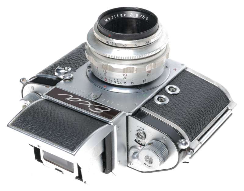 Ihagee EXA Version 6 No.608985 Ludwig Meritar 2.9/50 Lens