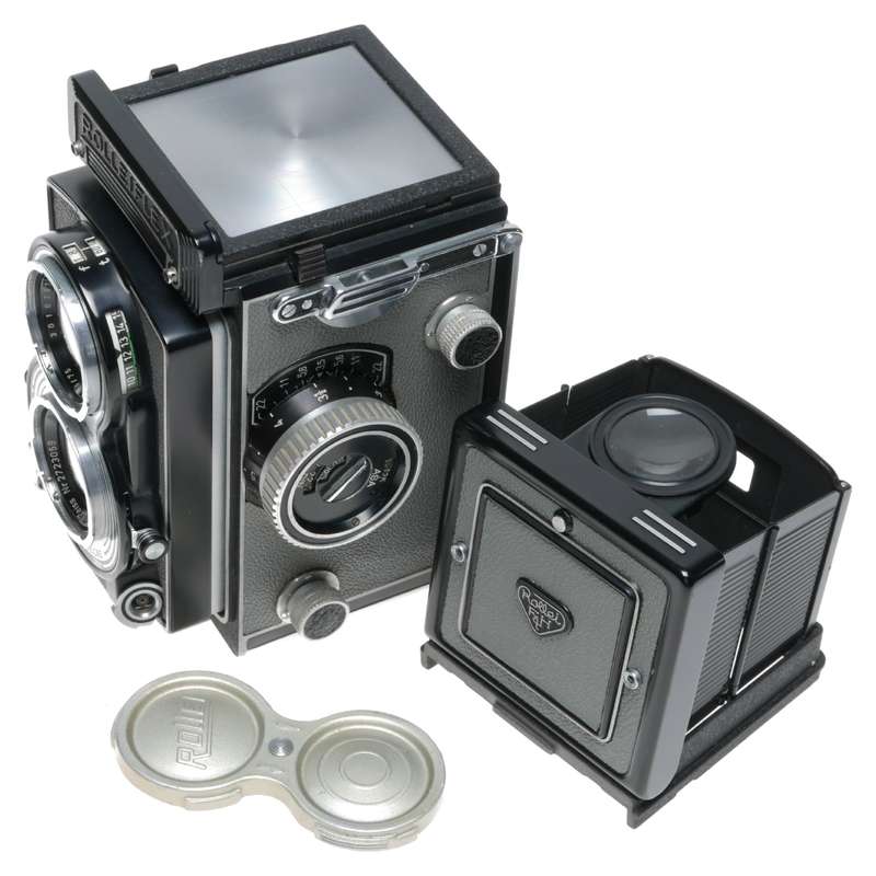 Rolleiflex T Model 1 Grey TLR Film Camera Carl Zeiss Tessar 1:3.5/75