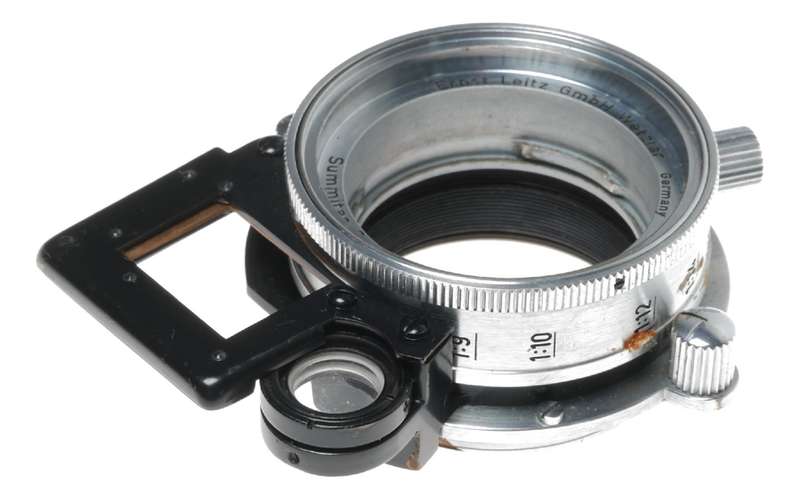 Close focus attachment for Hektor Summar Leica leitz lens