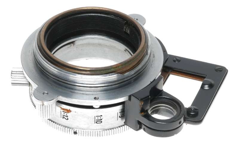 Close focus attachment for Hektor Summar Leica leitz lens