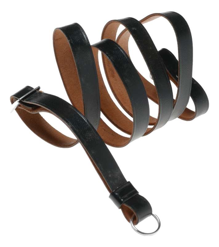 Antique leather rangefinder camera neck strap original lug clips fits Leica