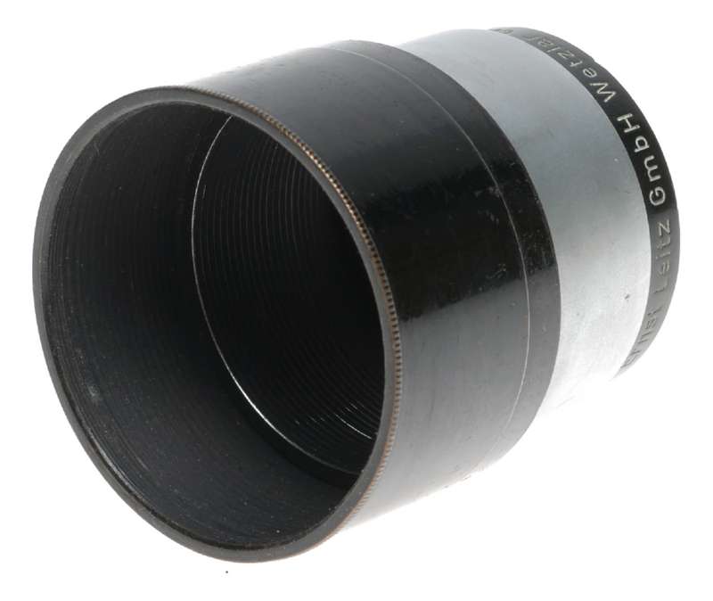 Black chrome FIKUS Leica lens hood shade 3.5 and 13.5cm Leitz