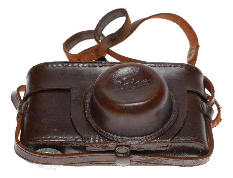Ever ready screw mount type Leica leather camera case pouch strap