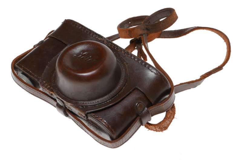 Ever ready screw mount type Leica leather camera case pouch strap