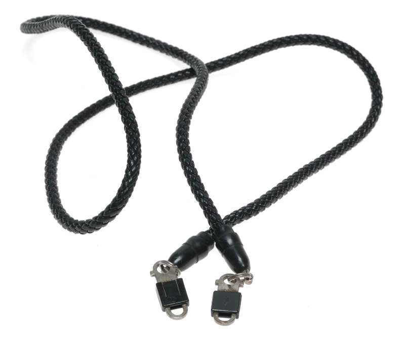 leather pleated leather neck strap for Leica M film camera