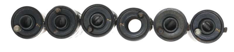 Leitz Brass 35mm film spool Set 6x fits rangefinder film cameras 5