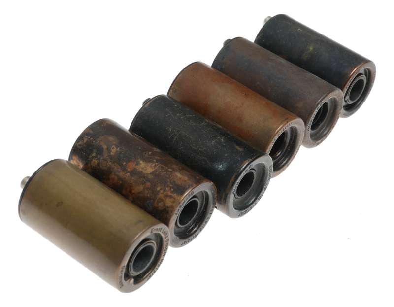 Leitz Brass 35mm film spool Set 6x fits rangefinder film cameras 5