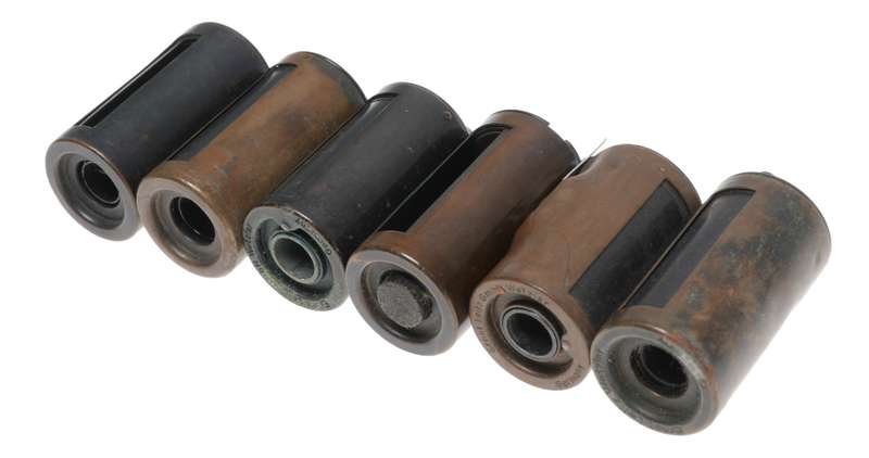 Leitz Brass 35mm film spool Set 6x fits rangefinder film cameras 7
