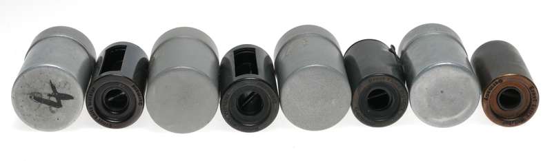 Leitz Brass 35mm film spool Set 4x fits rangefinder film cameras 9